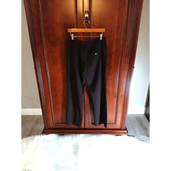 Lauren Ralph Lauren Women's Size 6 Lightweight Wool Trousers Flare Leg Brown - Picture 6 of 13